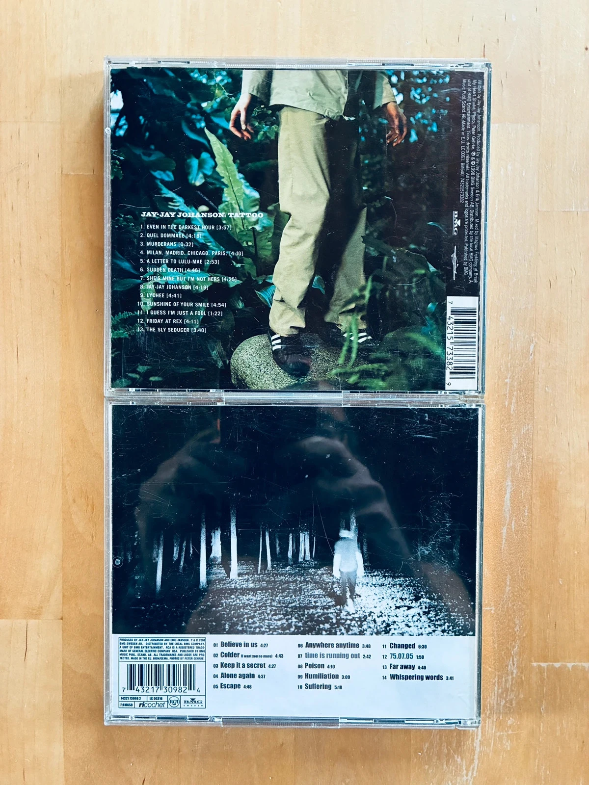 Lot 2 CD Jay-Jay Johanson: Taboo en Poison. – photo 2